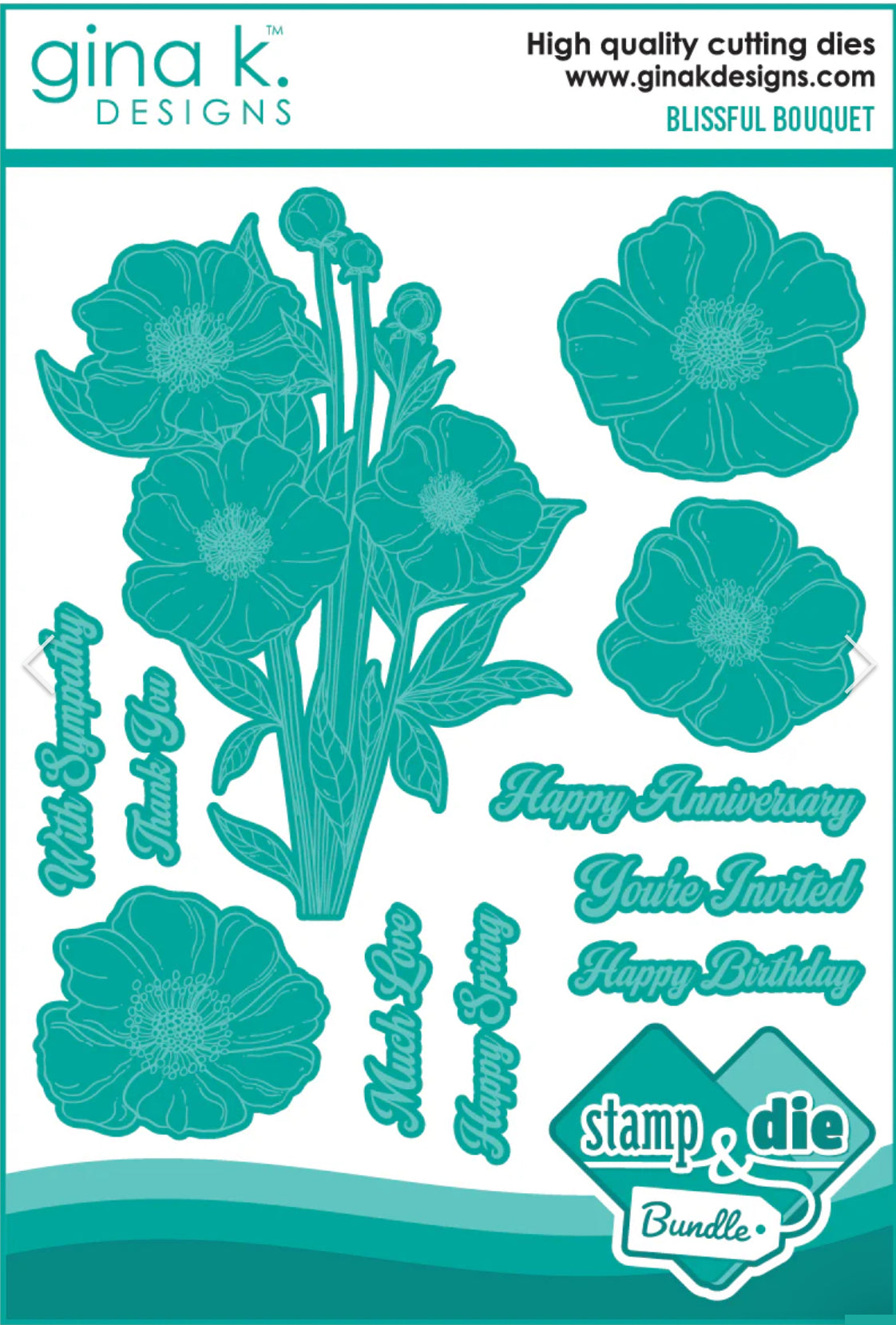 Blissful Bouquet Stamp & Die Bundle