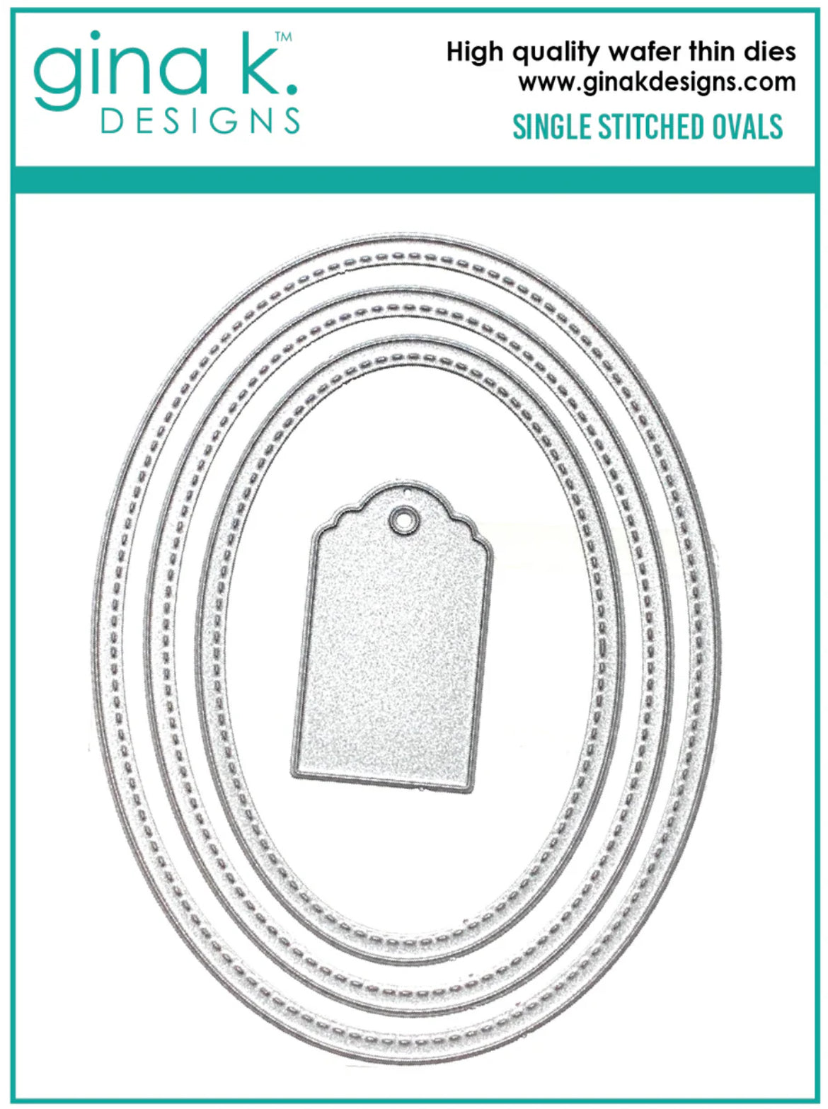 Single Stitched Ovals Die