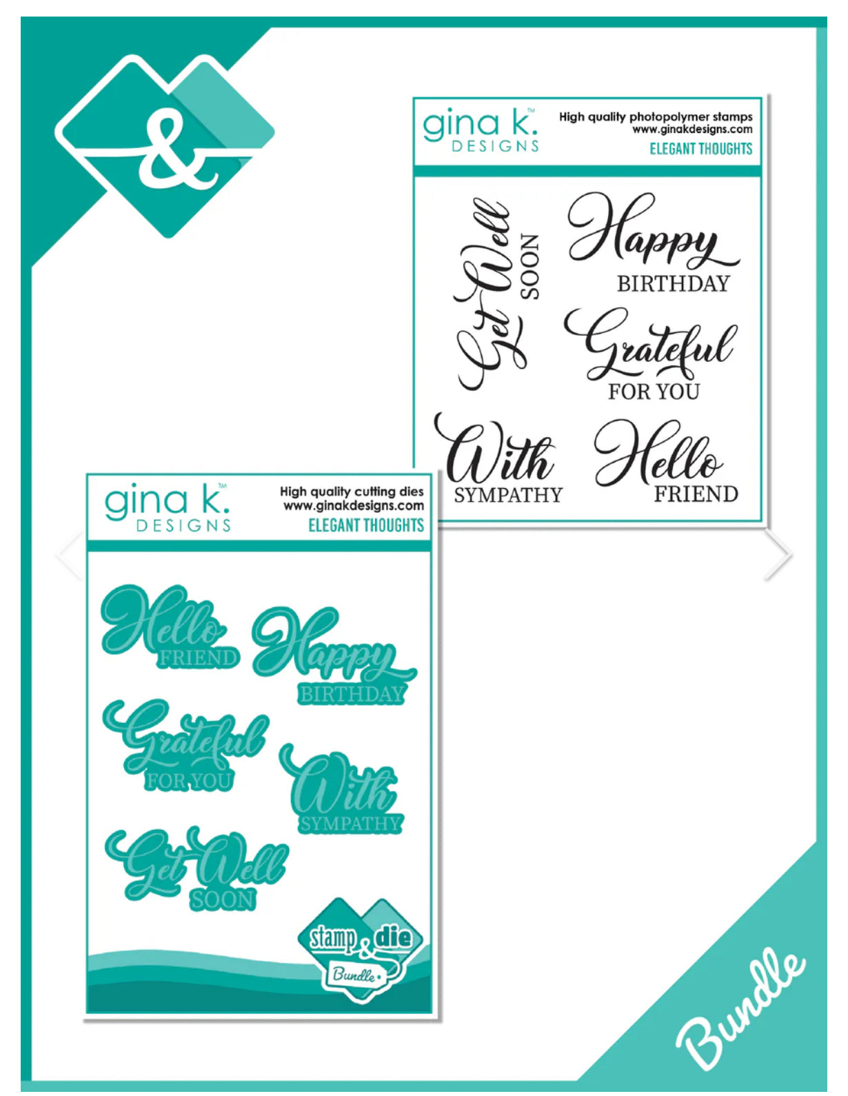 Elegant Thoughts Stamp & Die Bundle