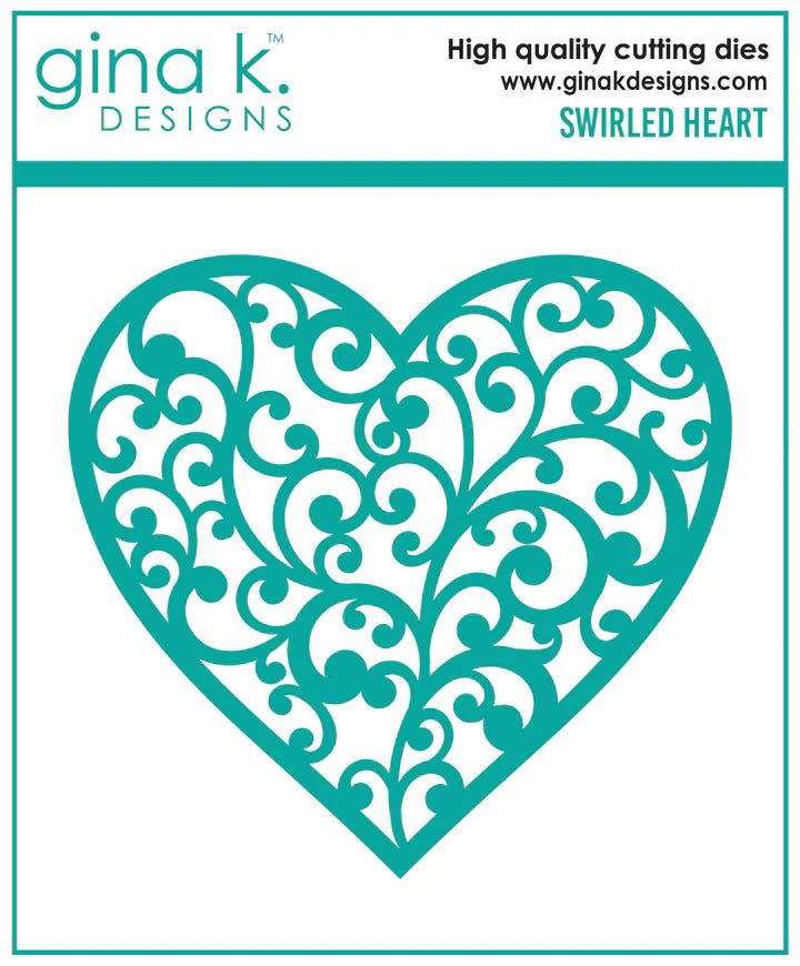Swirled Heart Die from Gina K Designs