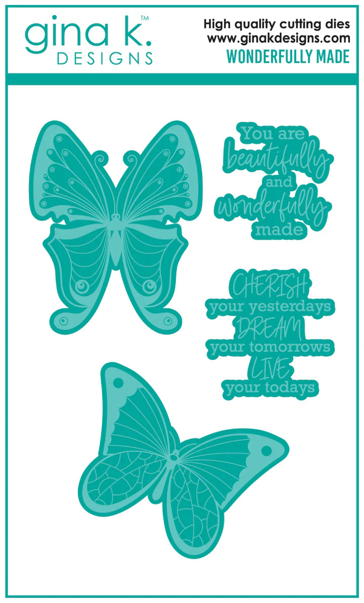 Wonderfully Made Stamp & Die Bundle from Gina K Designs