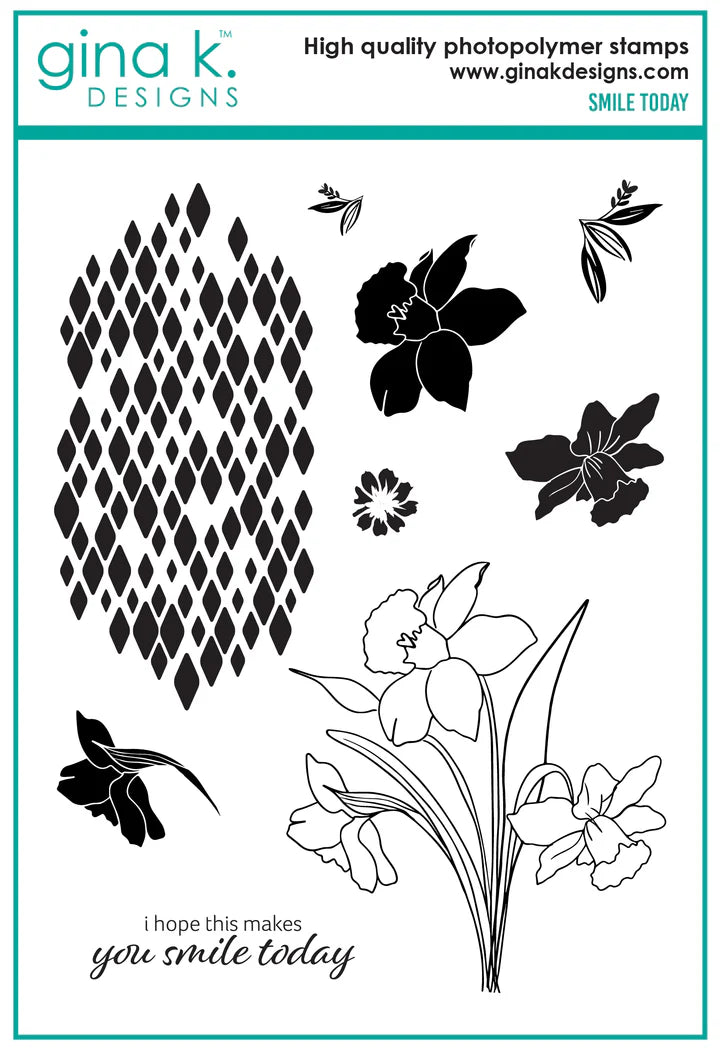 Smile Today Stamp Set from Gina K Designs