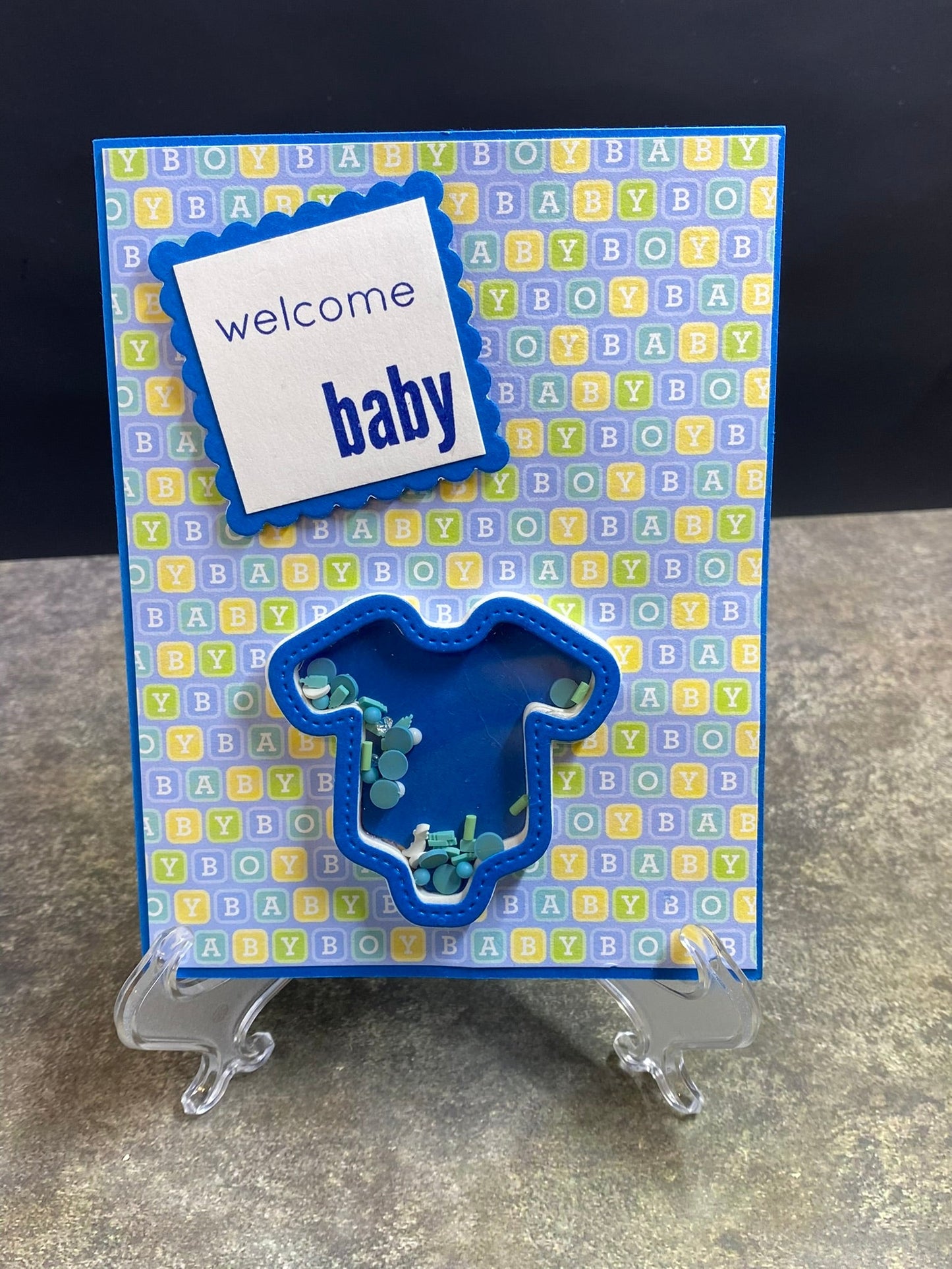 Welcome Baby in pinks - CM Design Studios