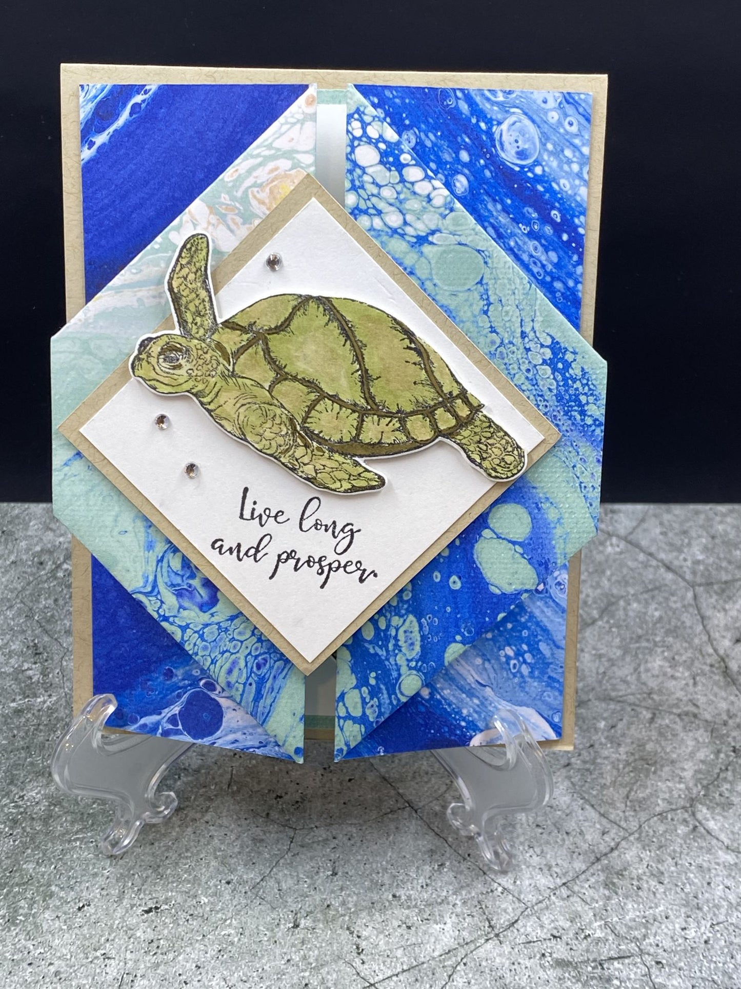 Fancy Fold Friendship Turtle - CM Design Studios
