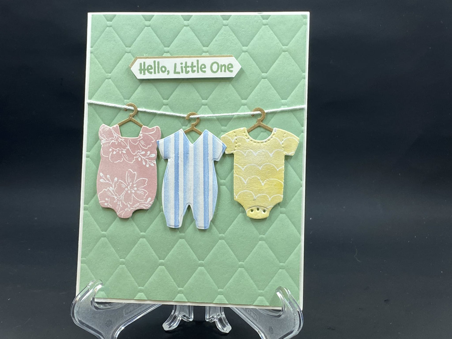 Hello Little One - Onesies on Clothesline