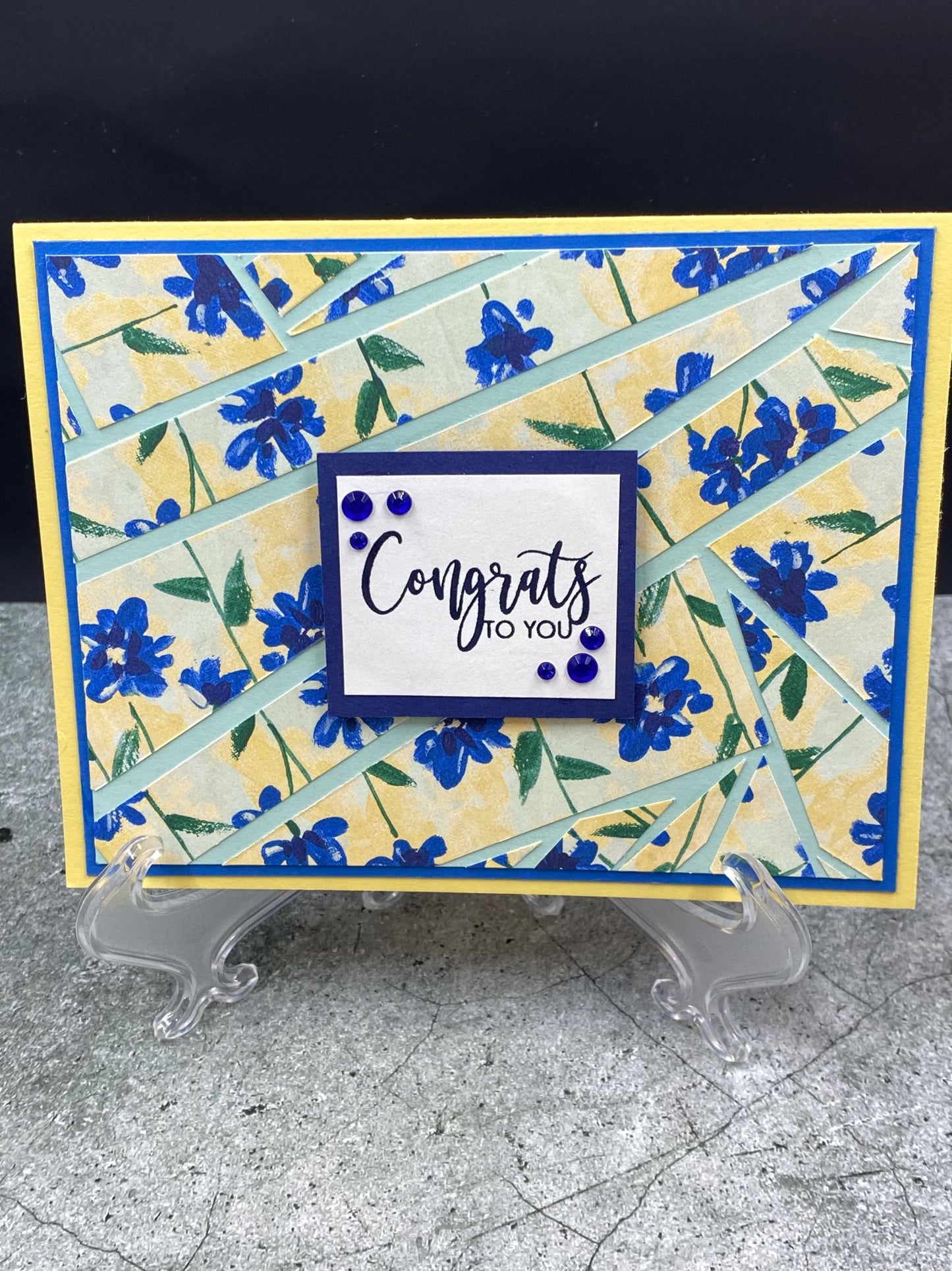 Blue Mosaic Friendship - CM Design Studios