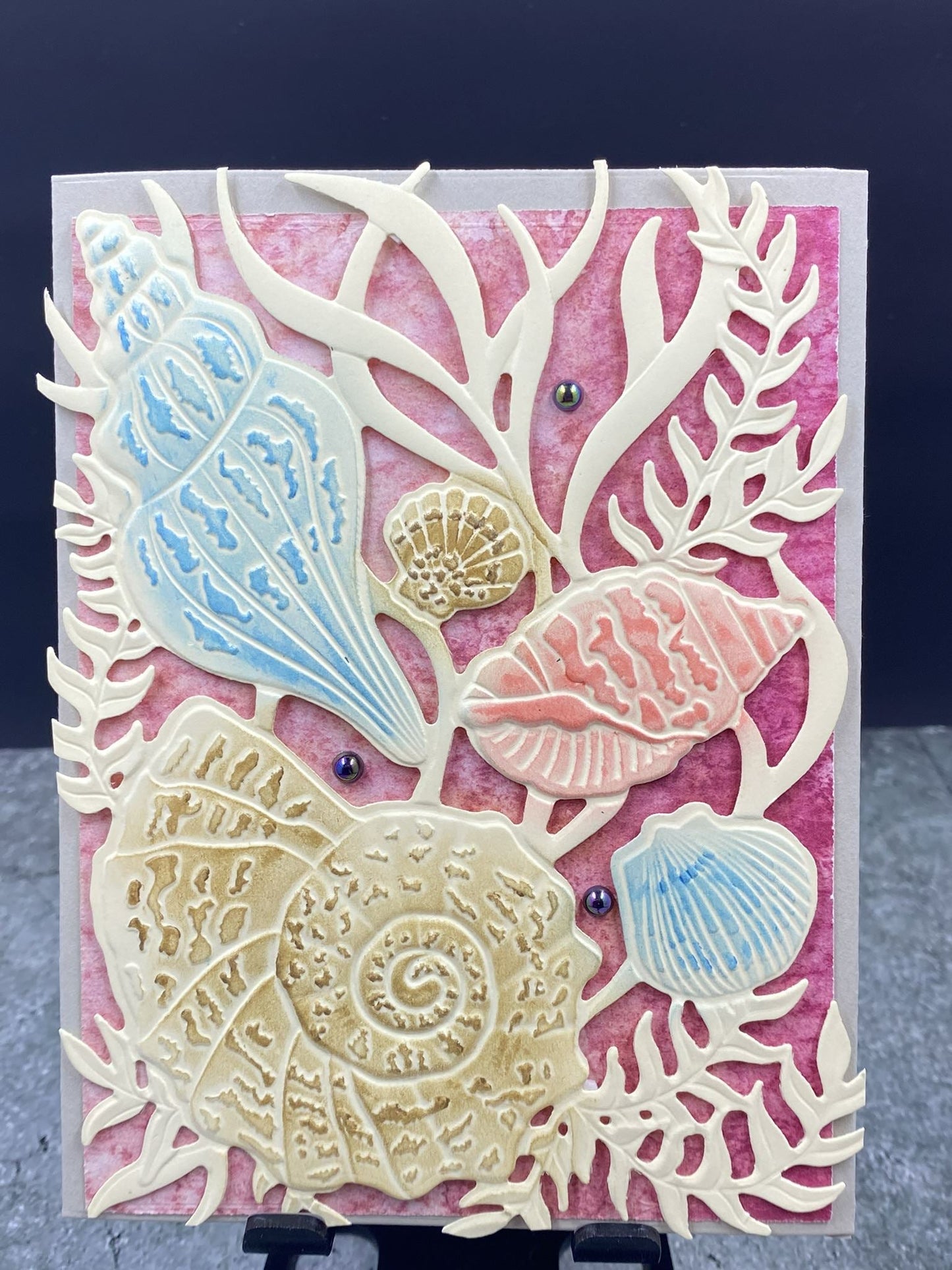 Sea Life Fancy Card - CM Design Studios