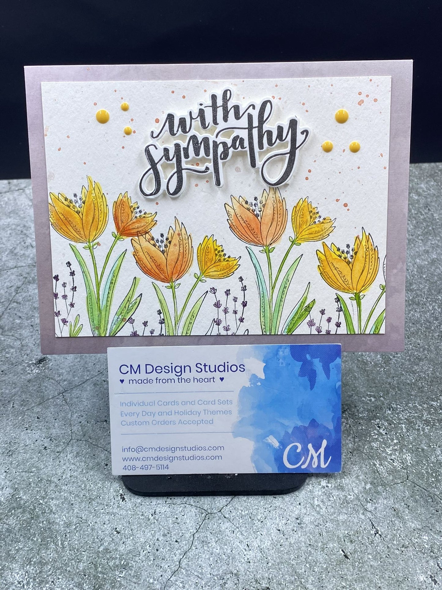 Sympathy Card - CM Design Studios
