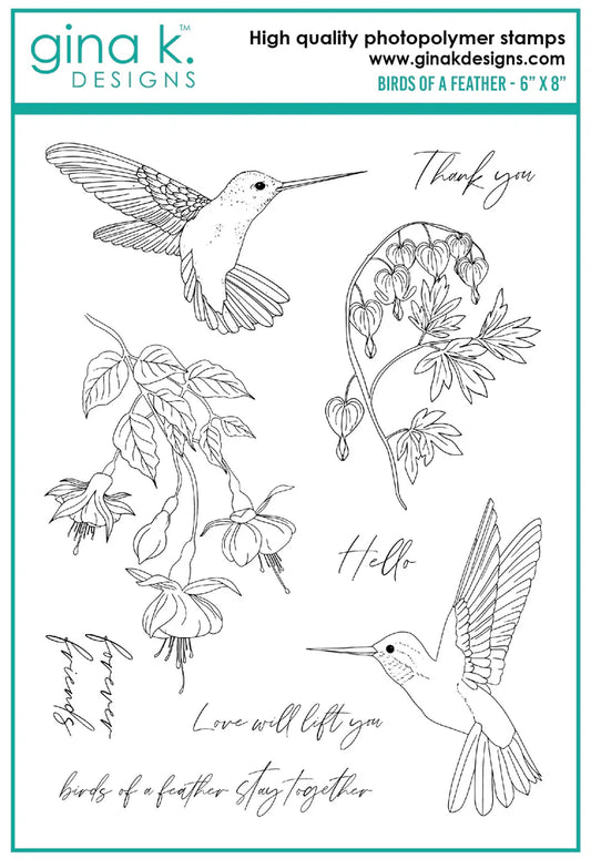 Birds of A Feather Stamp & Die Set