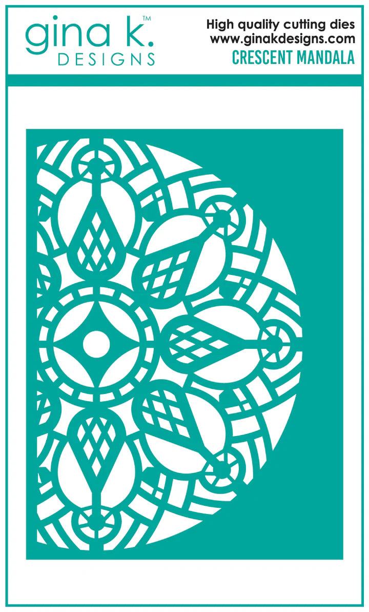 Crescent Mandala Die from Gina K Designs