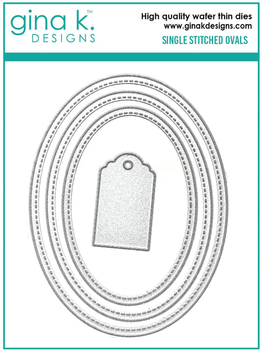Single Stitched Ovals Die