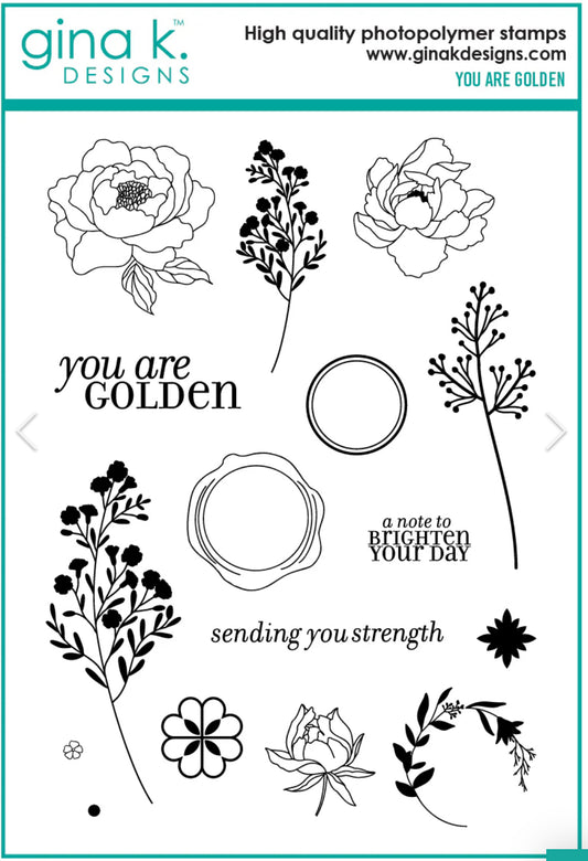 You Are Golden Stamp & Die Bundle