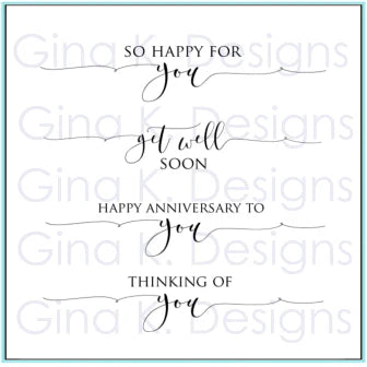 Scripty Sayings 2 Mini Stamps