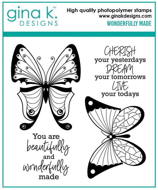 Wonderfully Made Stamp & Die Bundle from Gina K Designs