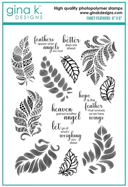Fancy Feathers Stamp & Die Bundle