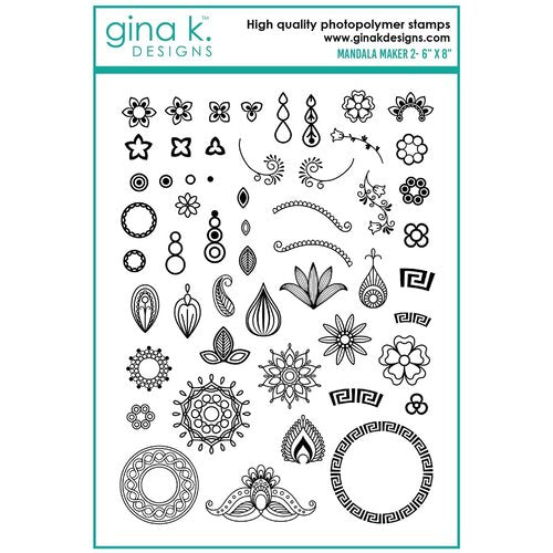 Mandala Maker 2 Stamp Set from Gina K Designs