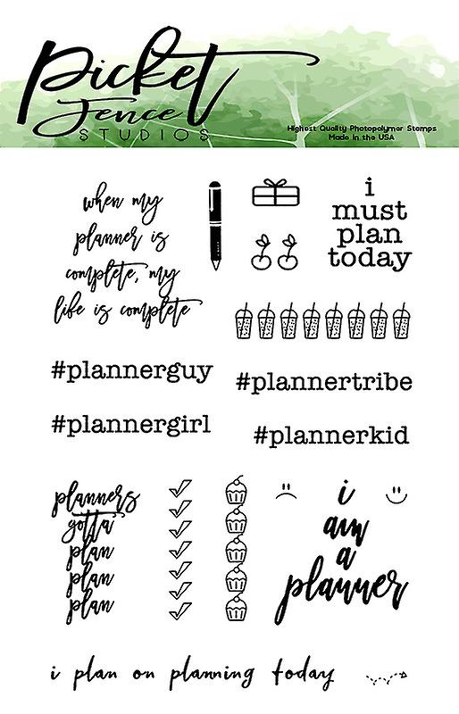 Picket Fence Stamps - Planners Gotta Plan Stamp Set