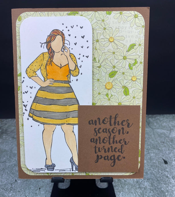 Another Season Another Turned Page Girlfriend Card - CM Design Studios