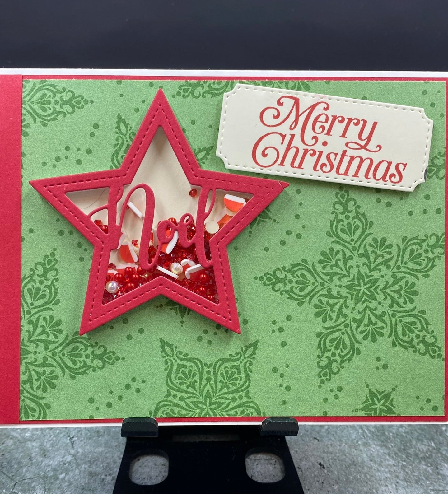 Merry Christmas with Noel Star Shaker Card - CM Design Studios