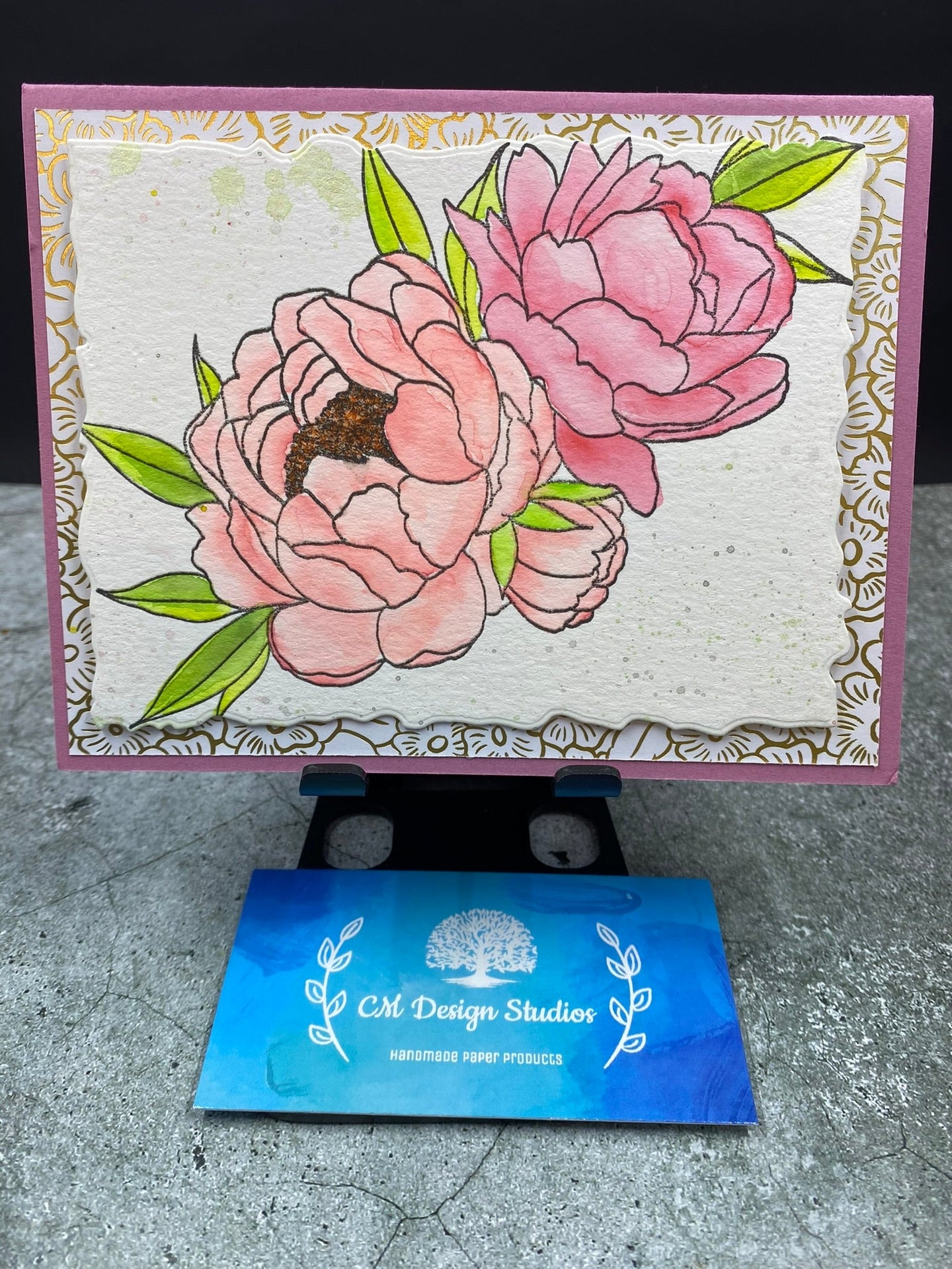Pink Floral Card
