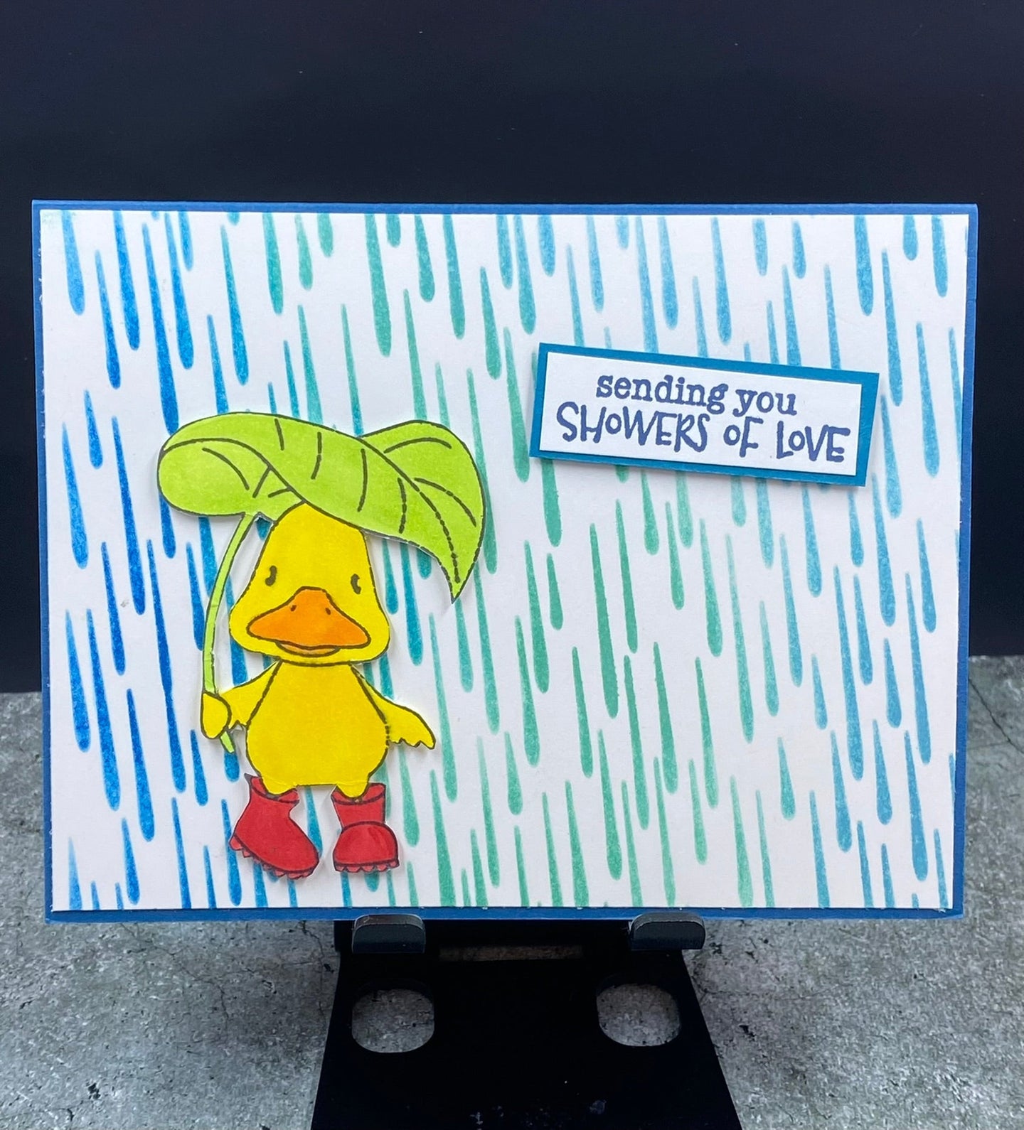 Sending You Showers of Love with Duck in The Rain - CM Design Studios