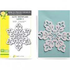 Birch Press Designs - Glitz Snowflake Layers A, B & C