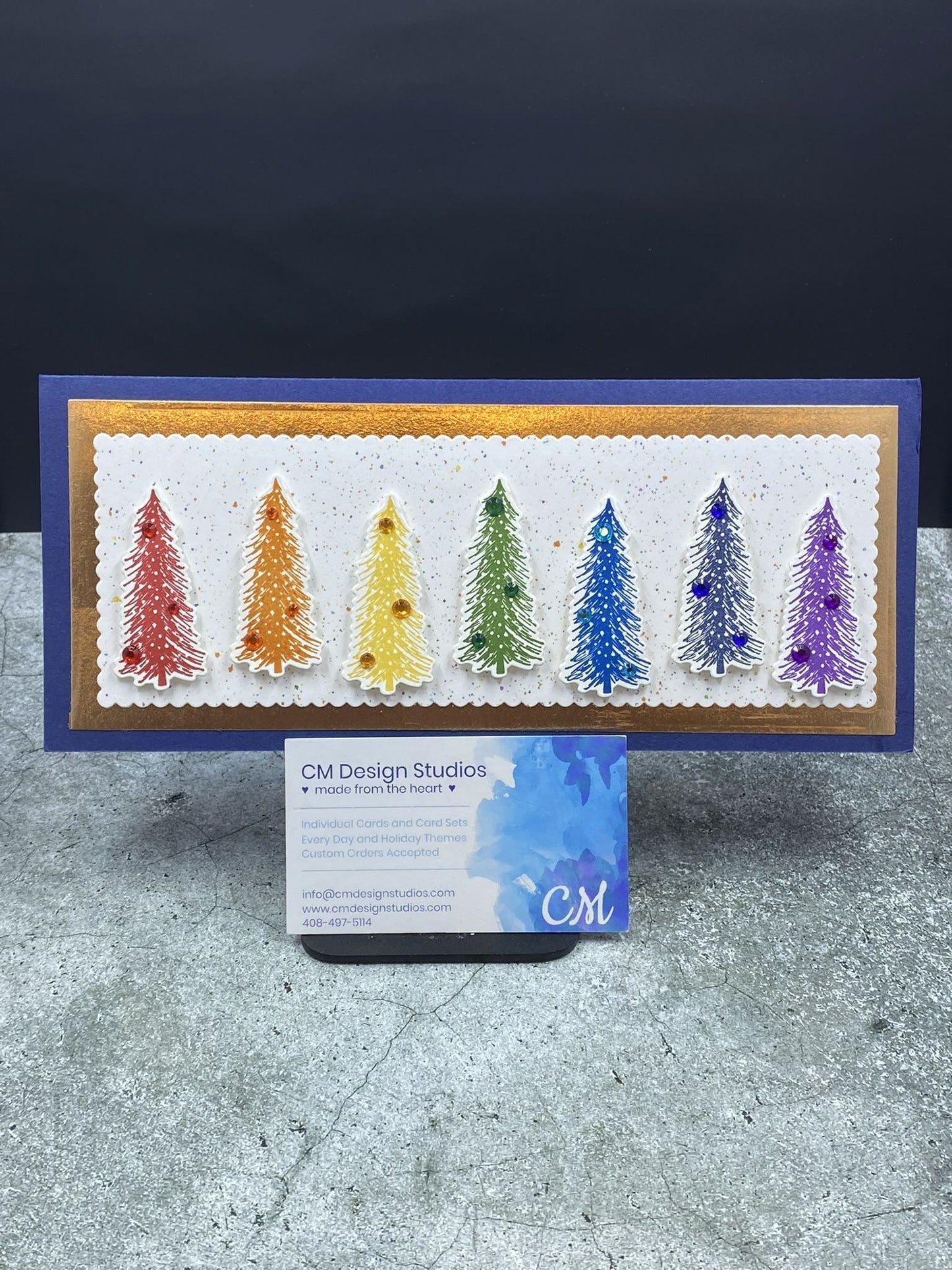 Rainbow Christmas Card