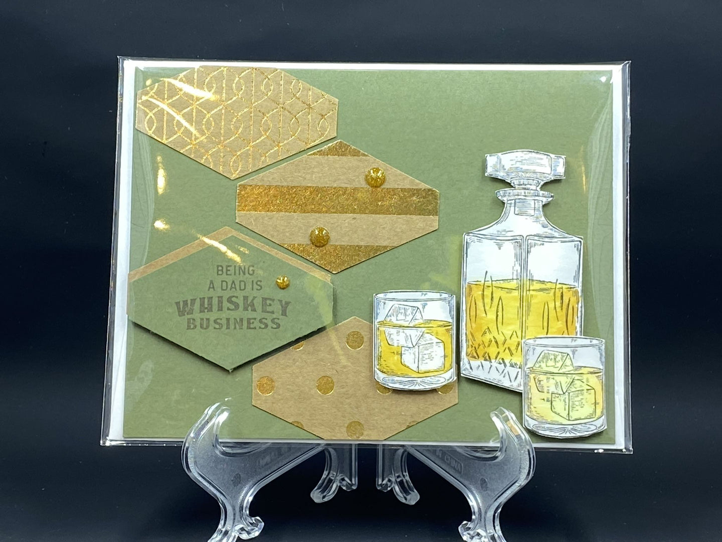 Being a Dad is Whiskey Business - Whiskey Glass