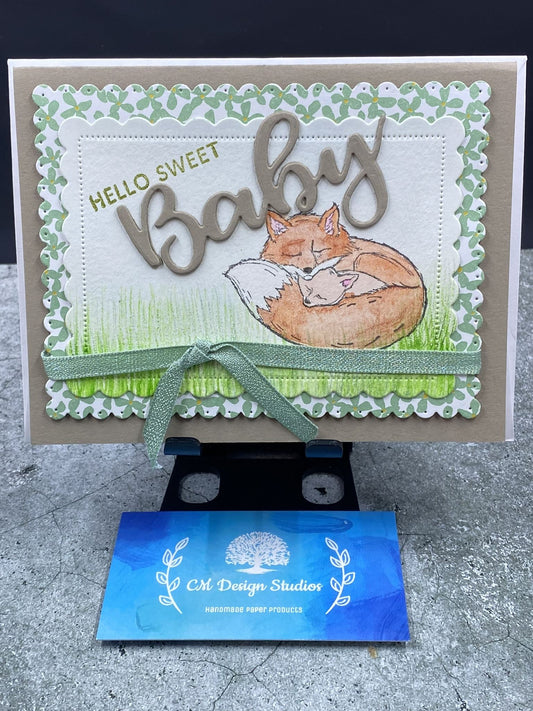 Fox Baby Card
