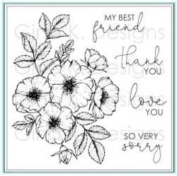Wild Roses Mini Stamp