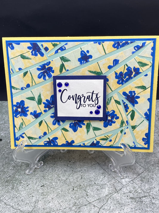 Blue Mosaic Friendship - CM Design Studios