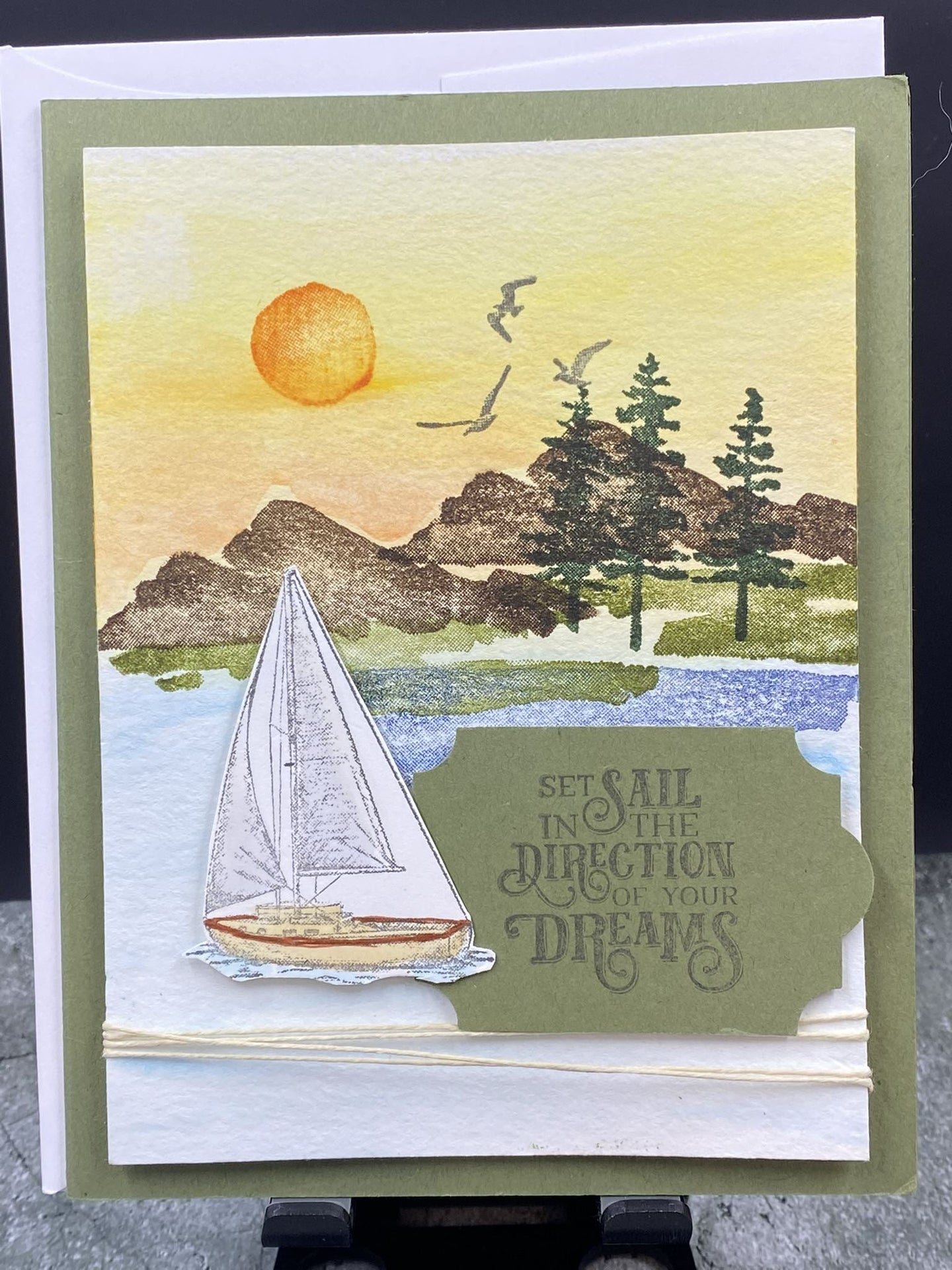 Encouraging Nautical Card