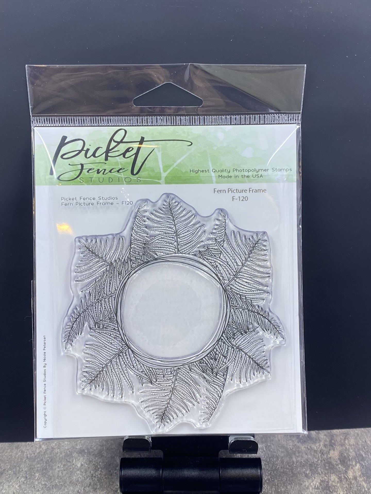 Picket Fence Stamps - Fern Picture Frame Stamp Set