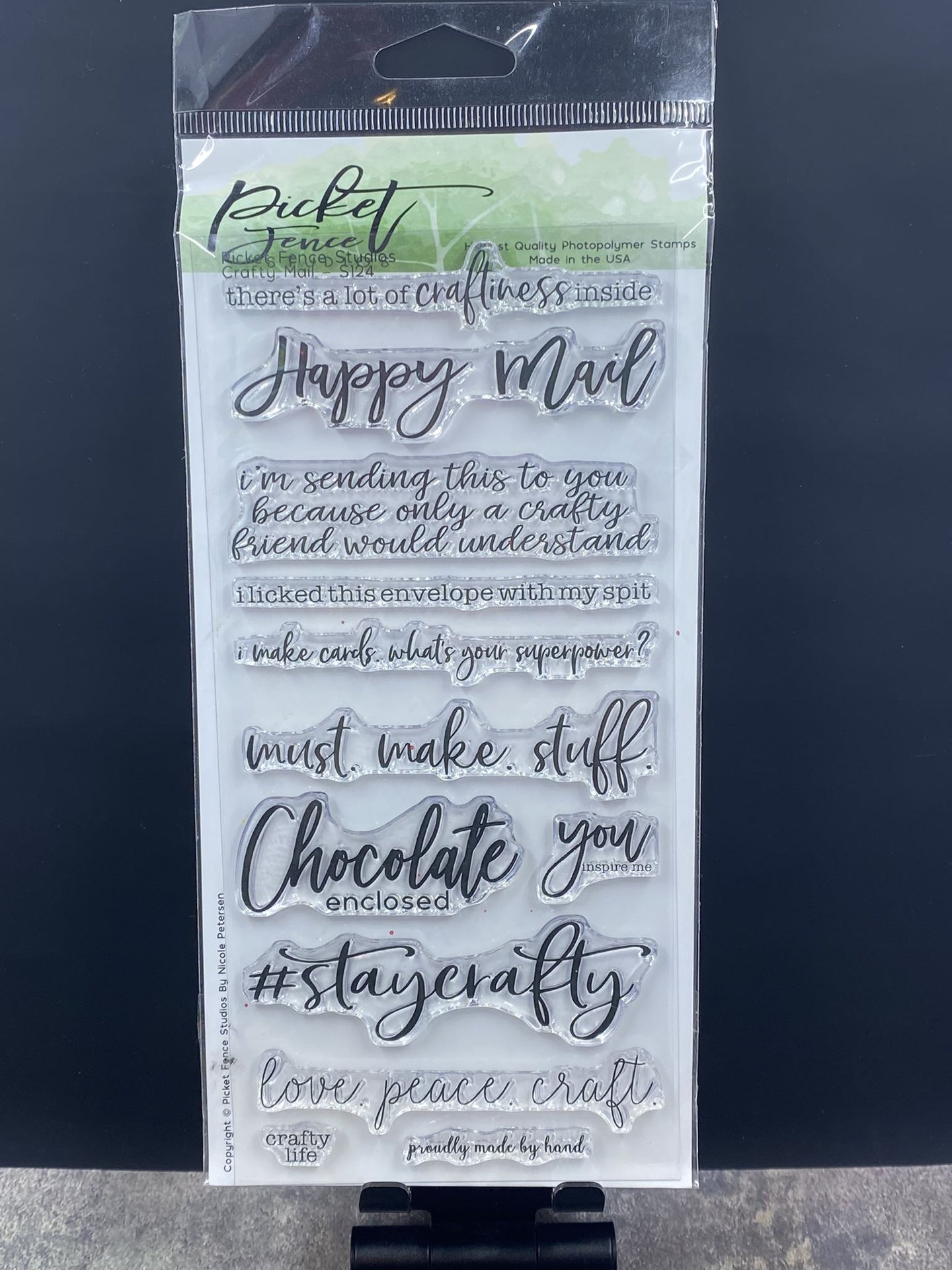 Picket Fence Stamps - Crafty Mail Stamp Set