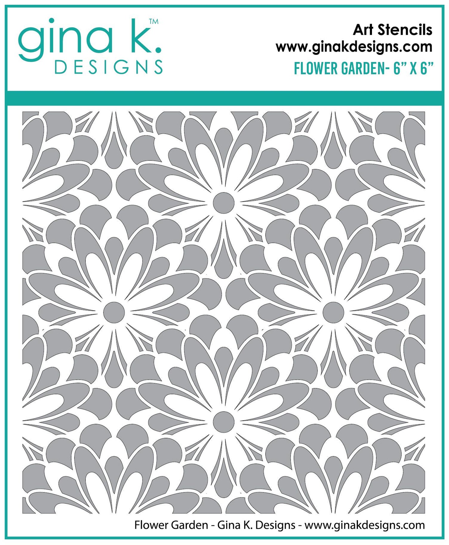Flower Garden Stencil