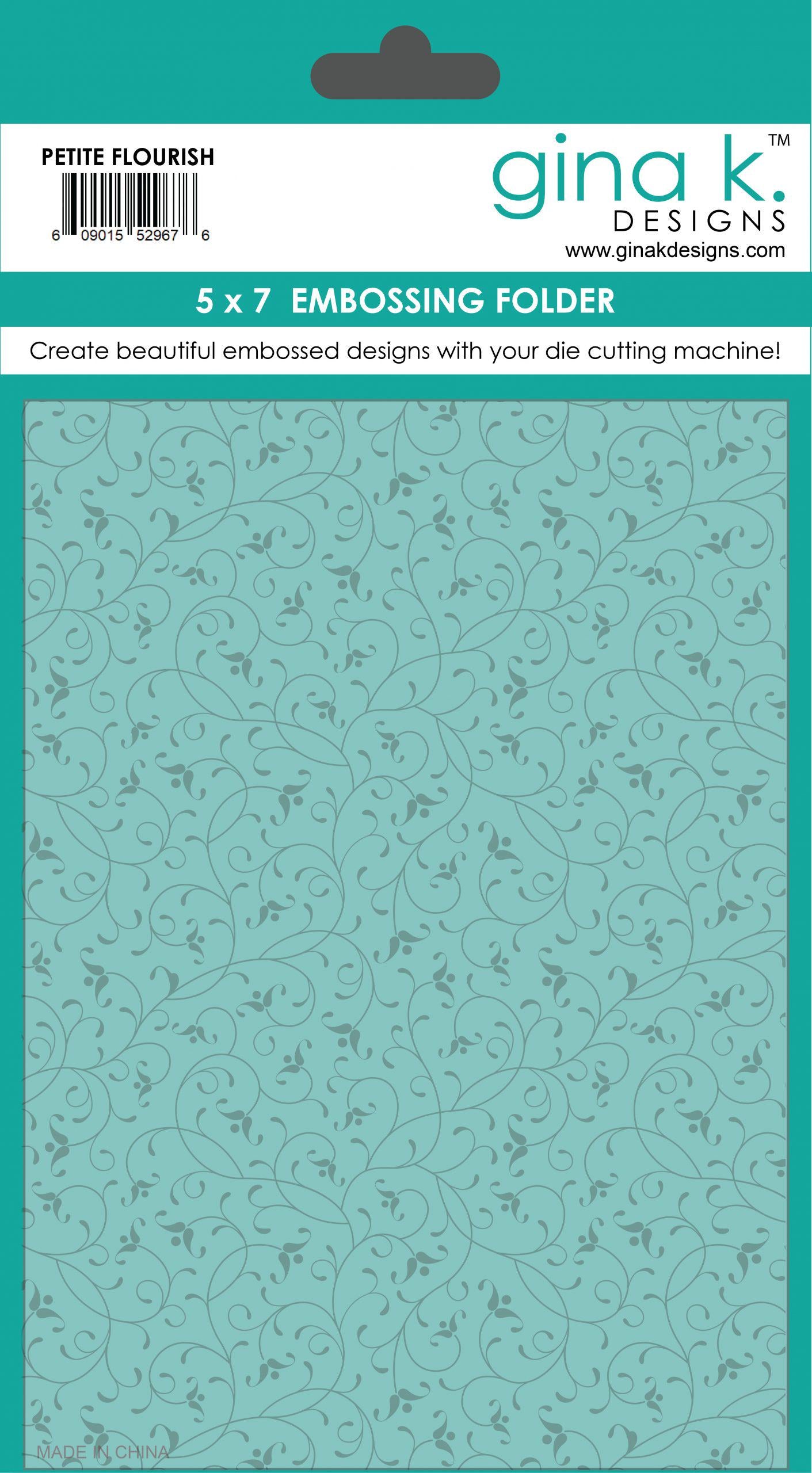 Petite Flourish Embossing Folder