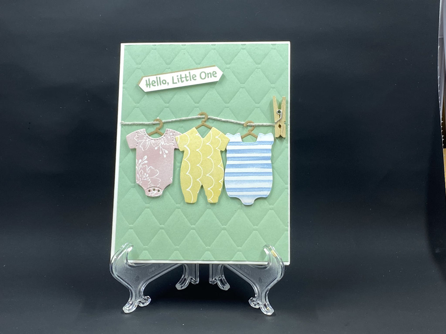 Hello Little One - Onesies on Clothesline