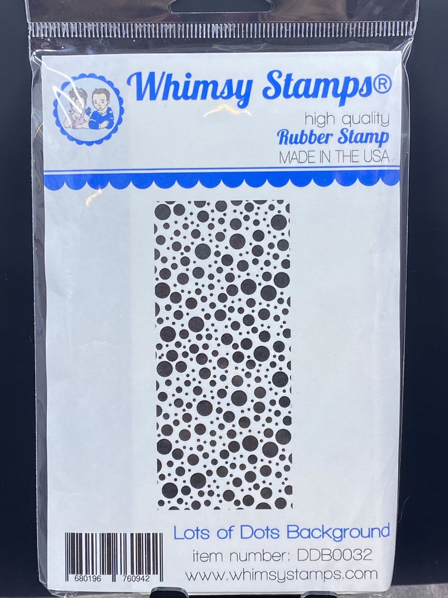 Whimsy Stamps - Lot of Dots Background Stamp