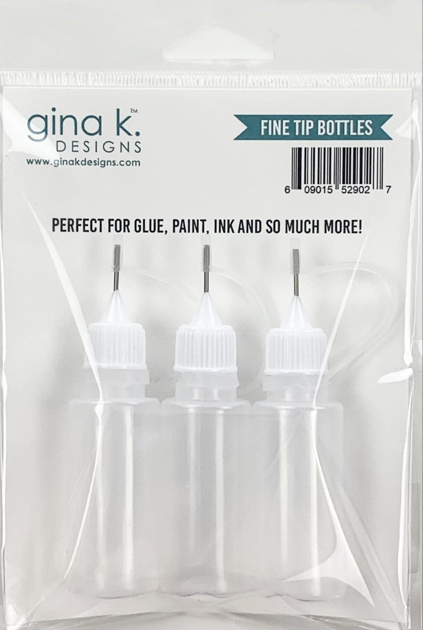 Fine Tip Bottles- 3 Pack Storage
