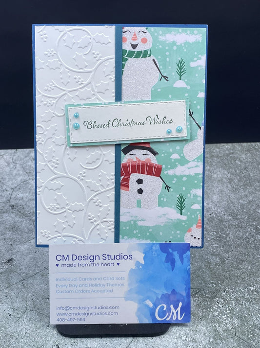 Christmas Snowman Card