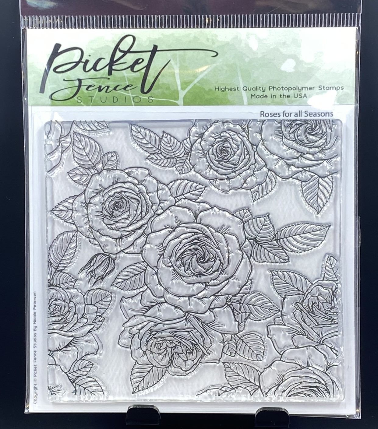 Picket Fence Stamps - Roses for all Seasons Stamp Set