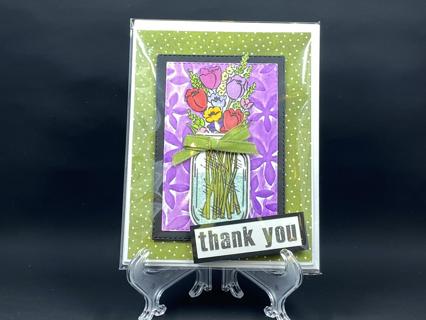 Thank You - Flowers in Jar