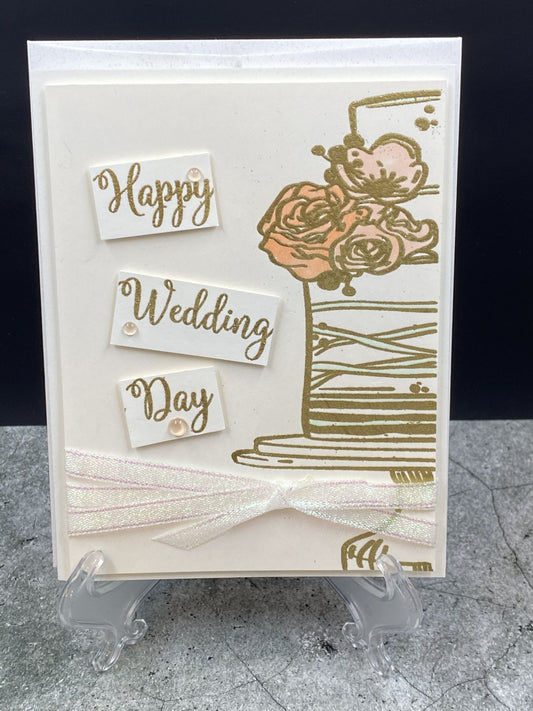 Wedding Greeting Cake - CM Design Studios