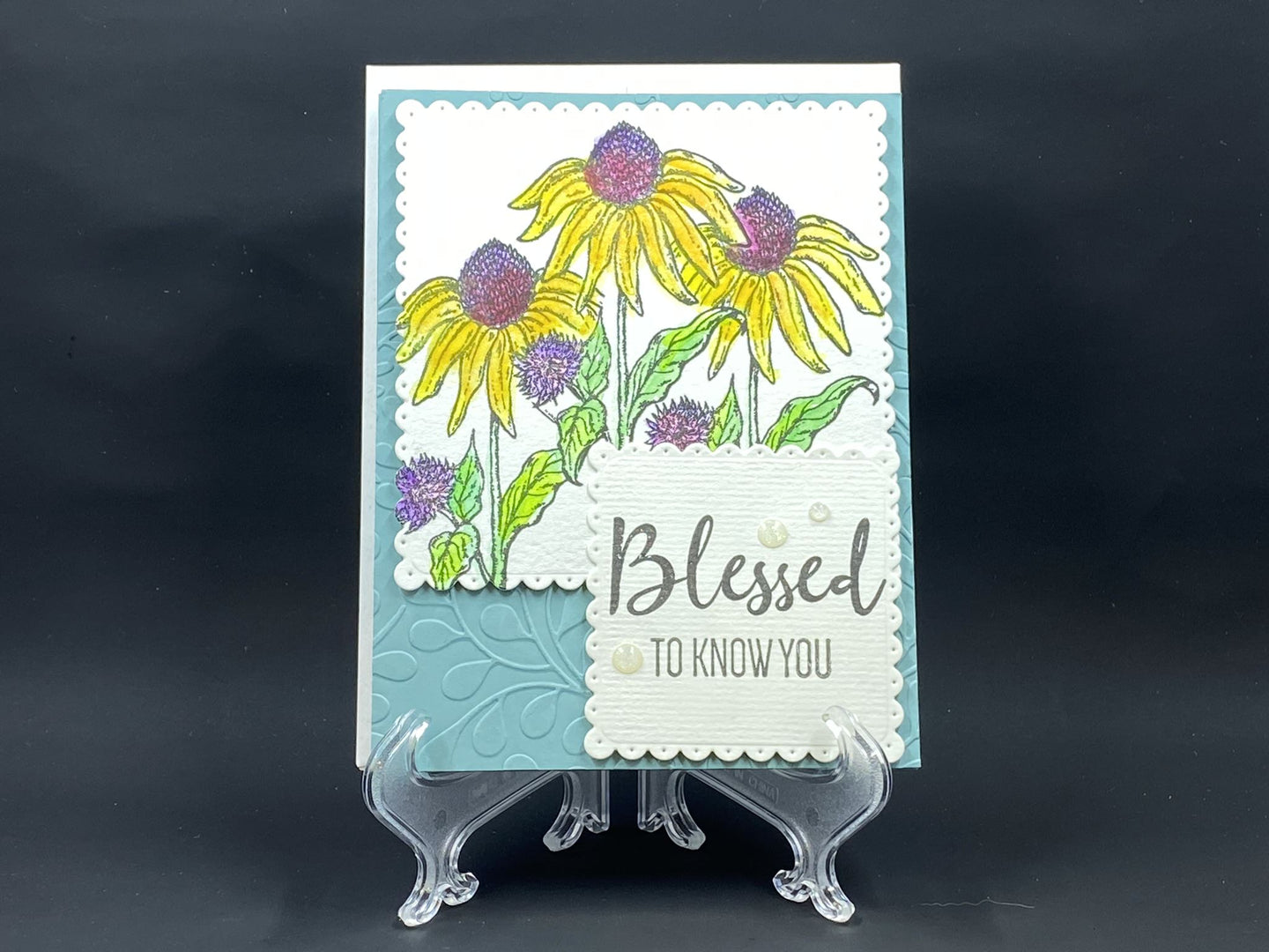 Blessed To Know You Daisy Card