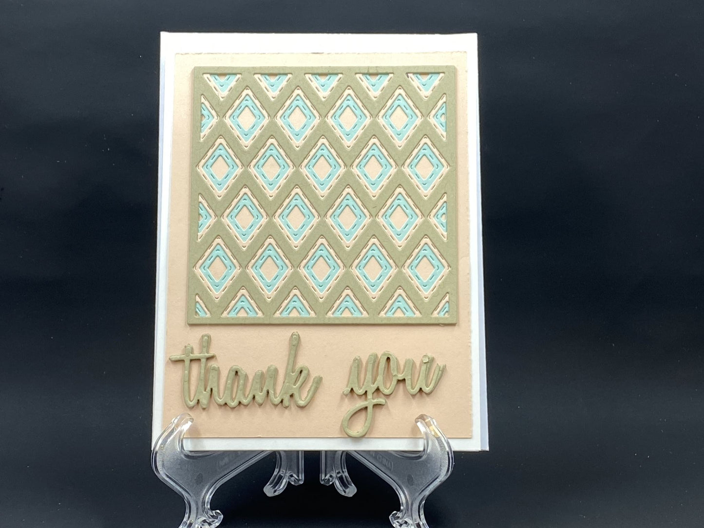 Thank You - Triangles Pattern